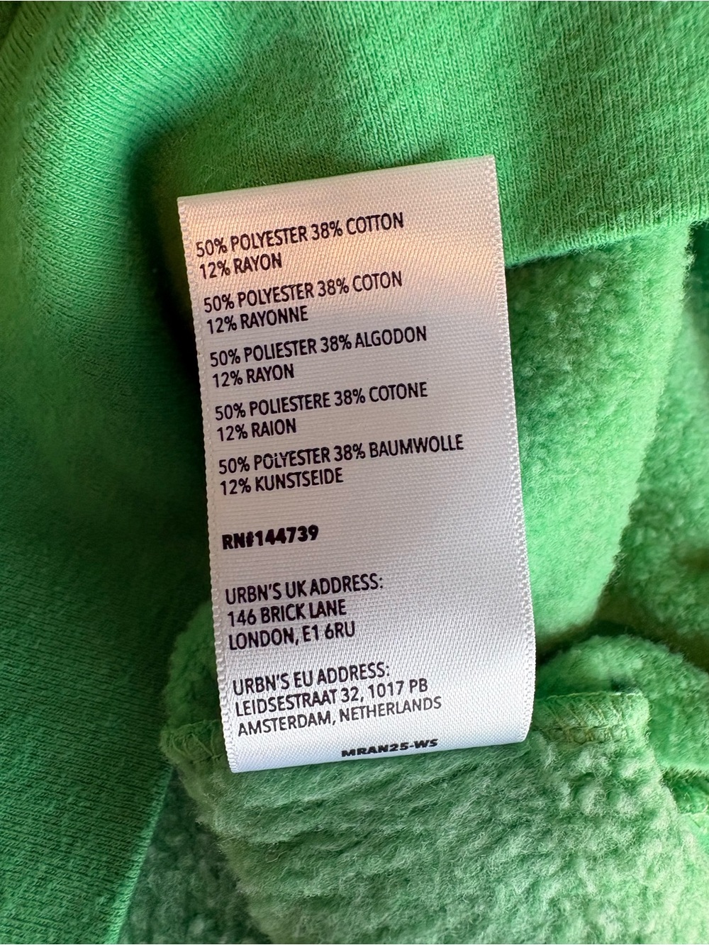 Anthropologie Midnight Rider Carolita Sagittarius Zodiac Sweatshirt Green XXS - Picture 8 of 8